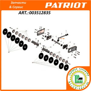 Штифт приводного вала 4x25 мм. PATRIOT 003512835