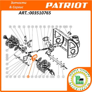 Половинка корпуса редуктора левая PATRIOT 003510765