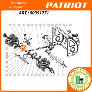 Половинка корпуса редуктора правая PATRIOT 003510771