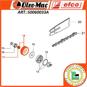 Барабан сцепления 0.325" OLEO-MAC / EFCO 50060033A