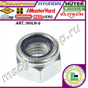 Гайка самоконтрящаяся M6 DIN 985 NHLN-6