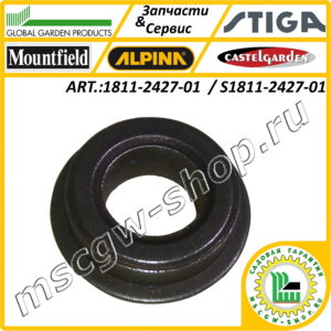 Втулка ролика натяжения ремня привода хода 9x15/18x6 мм. GGP 1811-2427-01 / S1811-2427-01
