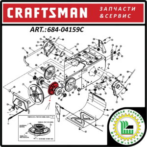 Ролик фрикционный 3/4"x5.5x2" CRAFTSMAN 684-04159C