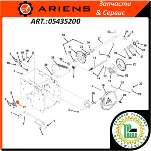 Подшипник 0.437″x1.375″x0.437″ ARIENS 05435200