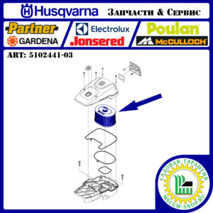 Фильтр воздушный [K970/K1260/K1270] HUSQVARNA 5102441-03