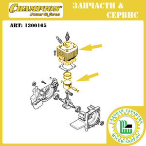 ЦПГ 42 мм [STIHL FS 450 | SP 450/451 | FR 450] CHAMPION 1300165
